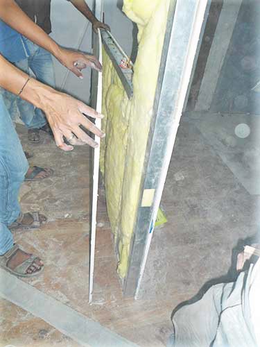 Gypsum board partition Gallery image 10